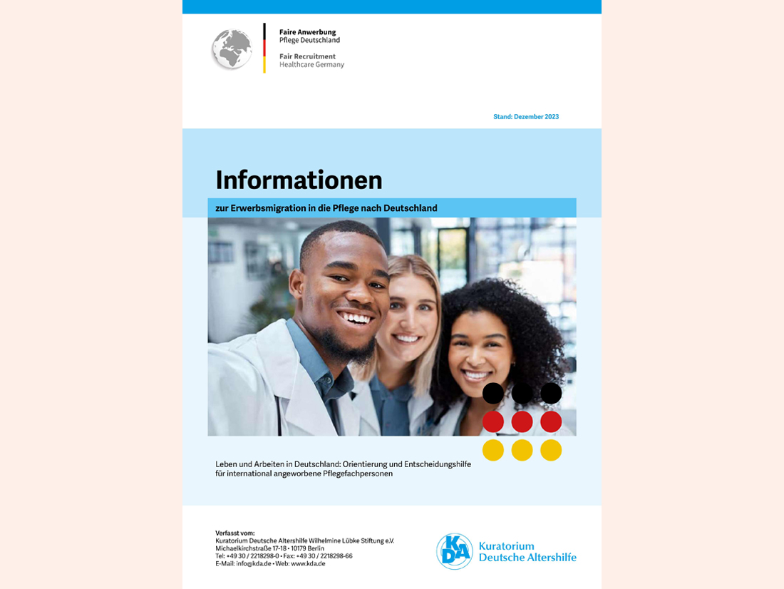 Informationsbroschuere Erwerbsmigration Pflege Informationsbroschuere Erwerbsmigration Pflege